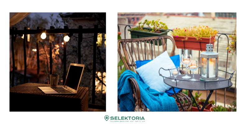 voorbeelden balkon verlichting